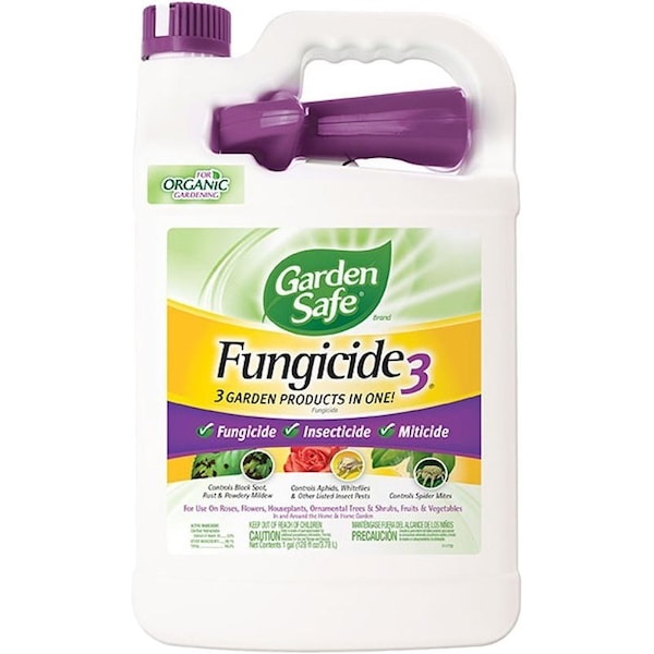 Garden Safe Fungicide, Liquid, Sour Garlic, Milky-White, 1 gal HG-93202 - main