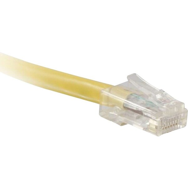Enet Cat5E Yellow 1 Foot Non-Booted (No Boot) (Utp) High-Quality C5E-YL-NB-1-ENC - main