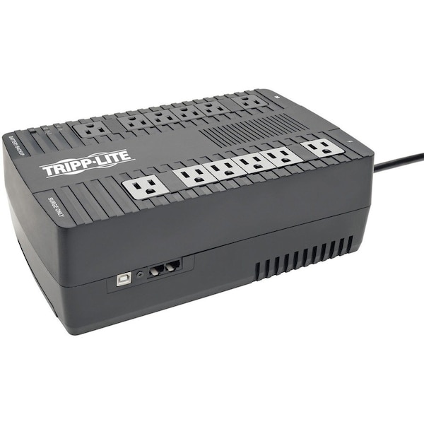 Tripp Lite Series AVR 750VA Desktop UPS - Ultra-compact Desktop/Tower/Wall Mount - AVR - 9 Hour Recharge - 3 Minute AVR750U - main