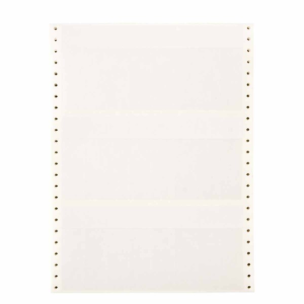 Brady DATAB Self-Laminating Vinyl Lbls 3.75 in H x 1 in W White, Clear 408/PK, 408PK SLSH-10375 - main
