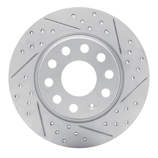 Dynamic Friction Co DFC Geoperformance Rotor - Drilled and Slotted 830-74031R - main