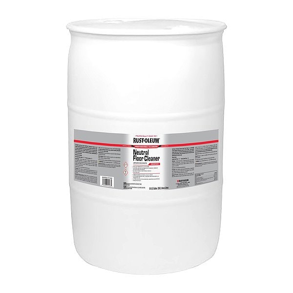 Rust-Oleum Professional Cleaners Neutral Floor Cleaner, Drum, 55 Gallon 385340 - main