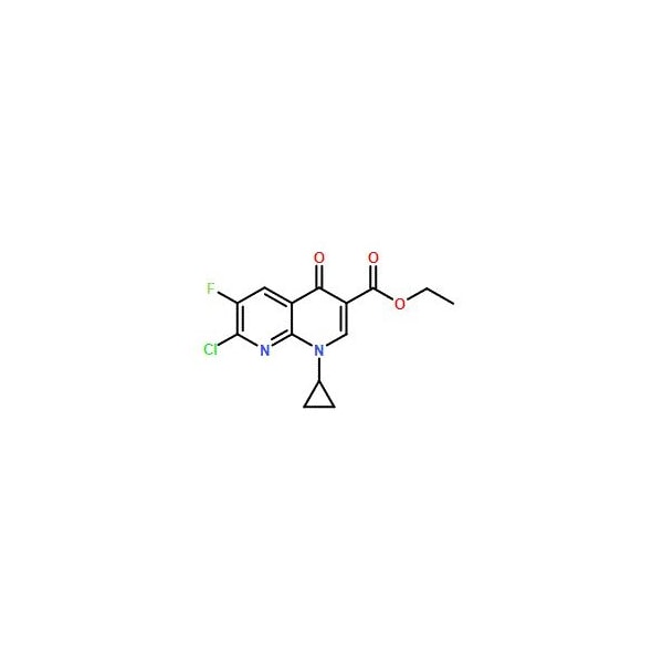 Ak Scientific Ethyl 1-cyclopropyl-7-chloro-6-fluoro-1, 4-dihydro-4-oxo-1, 8-naphthylridine carboxylate (100g), CAS V2197-100g - main