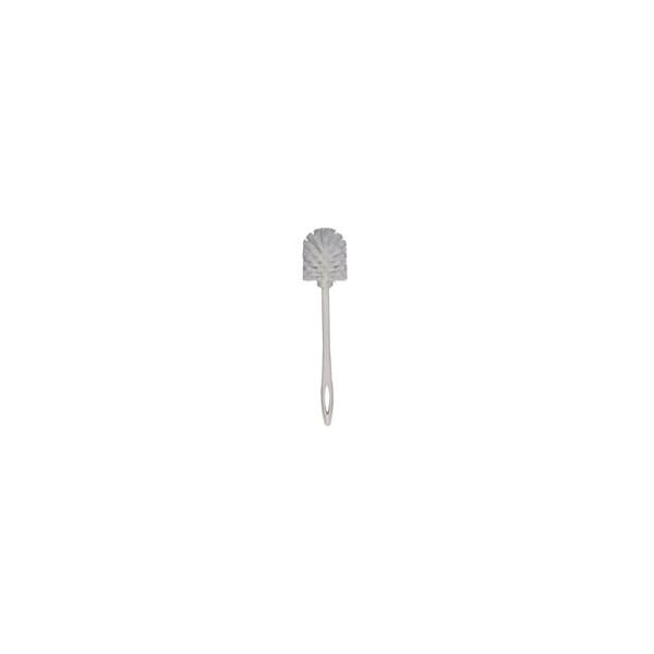 Rubbermaid Toilet Bowl Brush w/ Plastic Handle White 14.5 in Polypropylene Fill FG631000WHT-EA - main