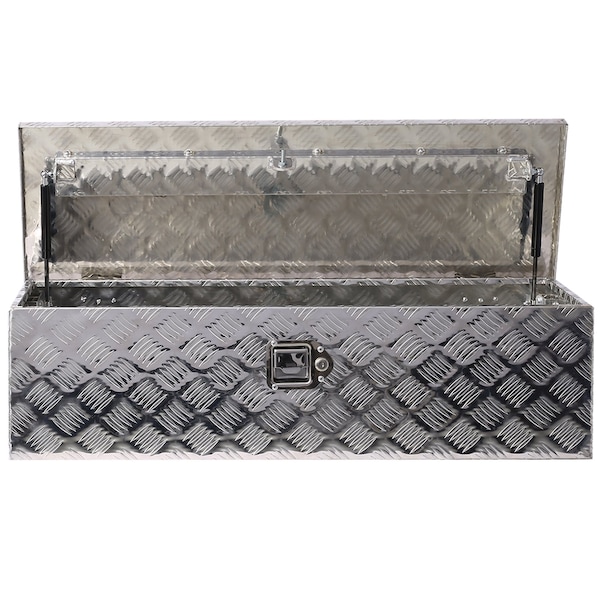 Edendirect 39 in. Trailer Tongue Box, RV Trailer Truck Tool Truck Tool Box Silver, 39 x 13 x 10 in. IR-W46581856 - main