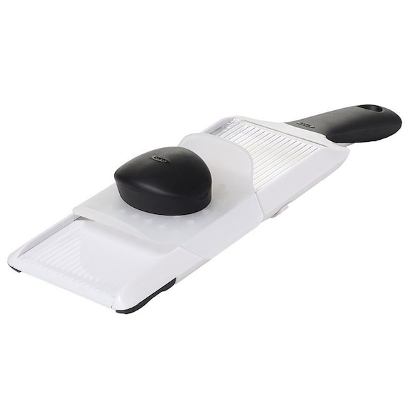 Good Grips 1119100V4 Mandoline Slicer, 3-3/4 in L, Stainless Steel Blade, Dishwasher Safe: Yes 1119100 - main
