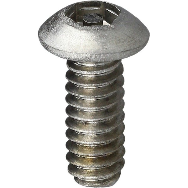 Dottie #8-32 x 1/2 in Tamper-Resistant Hex Button Machine Screw, 18-8 Stainless Steel, 100 PK T83212HB - main
