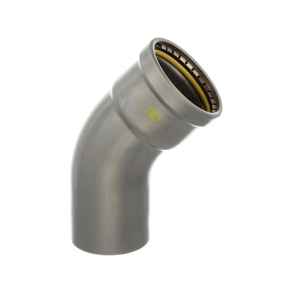 Viega MegaPressG 45 street elbow P 3 FTG IPS 3 carbon steel zinc-nickel coating 28650 - main