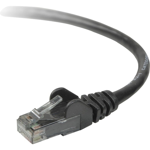 Belkin 5-Foot Cat6 Black Cables, No Boots A3L980-05-BLK - main