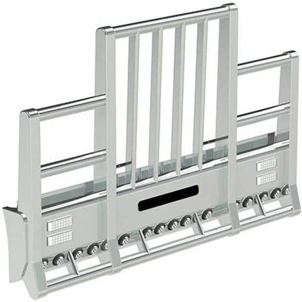 Ilc Replacement For Kenworth W900L Aerocab Year 1999 Road Train Truck Guard W/Vertical Tubes Slam Latch WZ-ELXW-E - main
