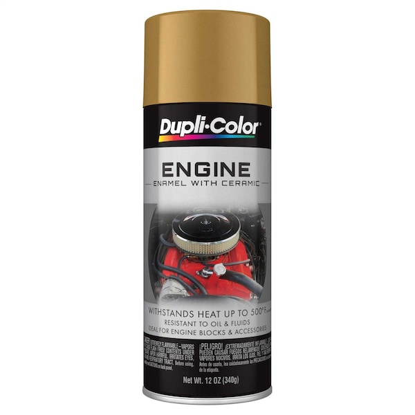 Vht Engine Paint Heat Resistant to 500 Degrees Fahrenheit; Universal Gold; 12 Ounce Aerosol Spray Can DE1604 - main