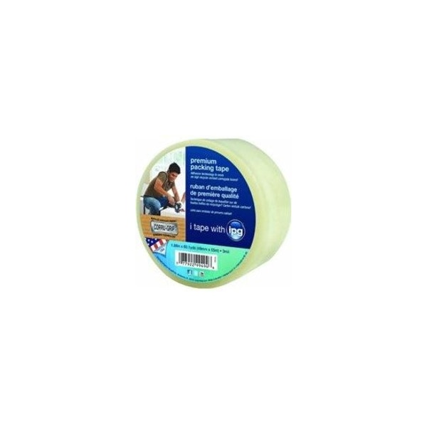 Intertape Packaging Tape, 60 yd L, 1.88 in W, Polypropylene Backing, Clear PSC50 - main