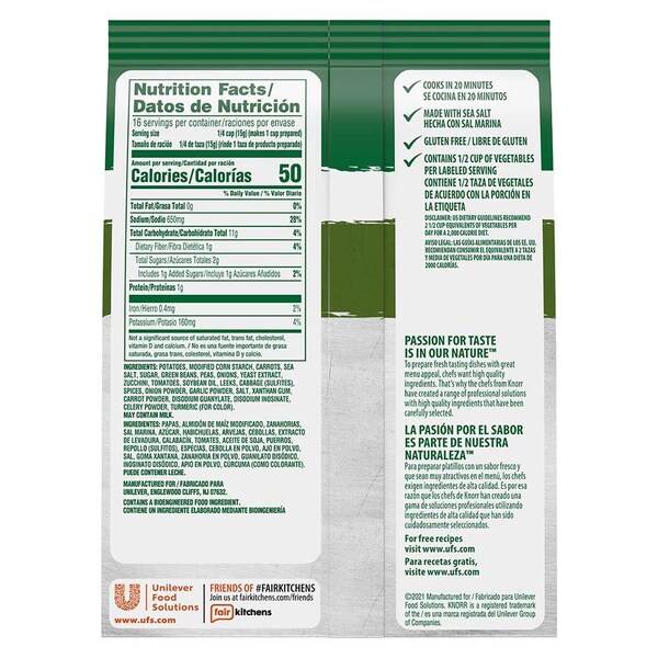Knorr Professional Soup du Jour Garden Vegetable Soup Mix, 8.7 Ounce 84126803 - main