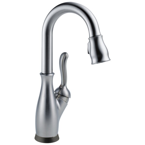 Delta Leland Single Handle Pull-Down Bar / Prep Faucet with Touch2O Technology 9678T-AR-DST - main