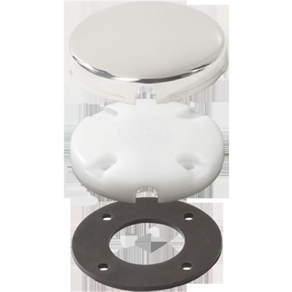 Superjock 1 in. Side Entry Antenna Cable Feed-Thru with Cover SU1882906 - main