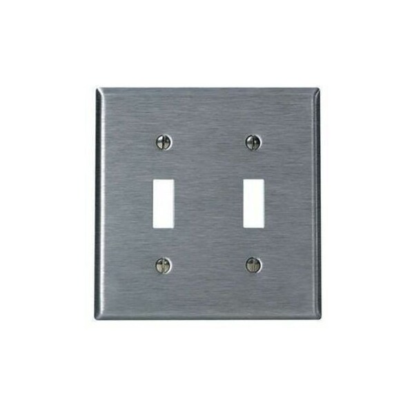 Leviton Toggle Switch Wall Plate, 4.9 in H SSJ2-40 - main