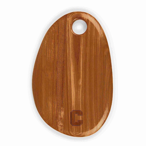 Picnic Time Family Of Brands NCAA Cornell Big Red Pebble Acacia Charcuterie Board 18 x 15 Wood Serving PlatterNatural Acacia 832-15-512-683-0 - main