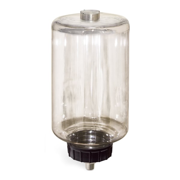 Oil-Rite PurgeX Accessories - Polycarbonate Reservoirs - 1/2 gal, 1/4in. Male NPT, Pipe Mount B1748-0646B1W - main