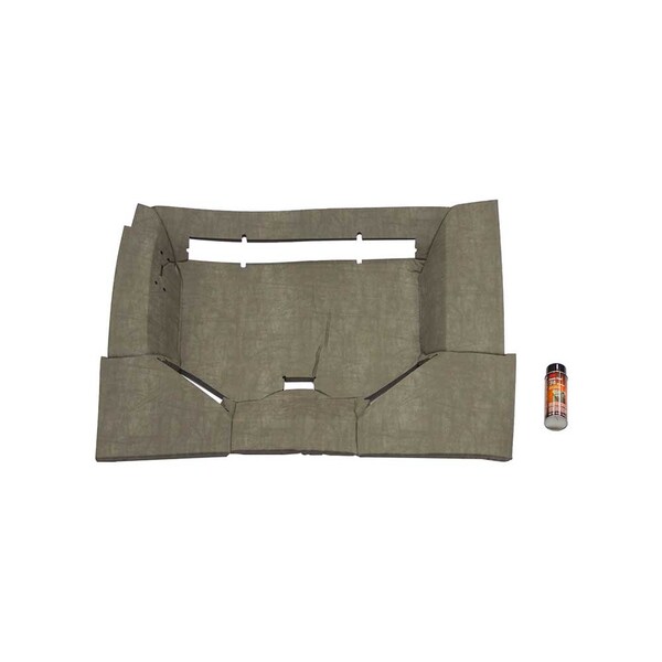 K&M Mfg Headliner for Case IH 1600 Series Combines Berkshire Gray Vinyl 4541 - main