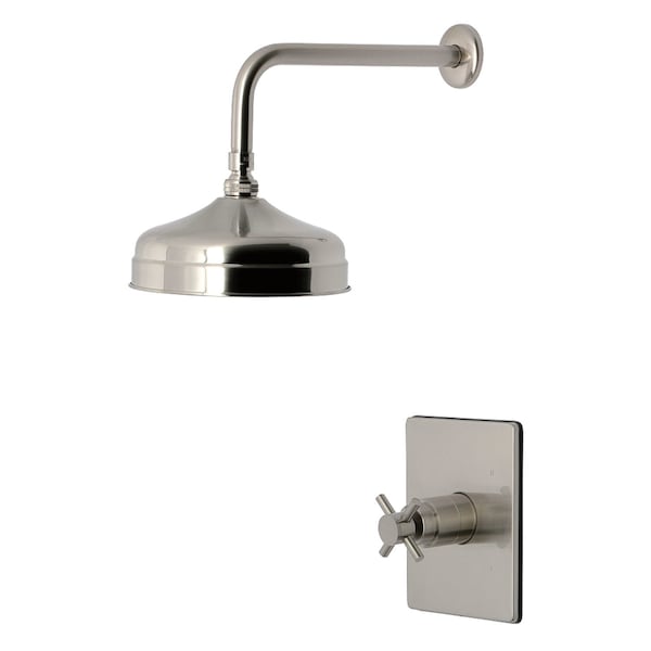 Kingston Brass Single-Handle Pressure Balanced Shower Faucet, Brushed Nickel KB6348DXSO - main