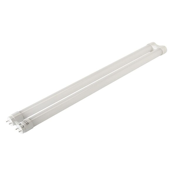 Keystone 15W LED T8 Tube. Glass Construction, 120-277V Input: Direct Drive, 1 5/8" U-Bend, 4000K KT-LED15T8-U1G-840-D-CP - main