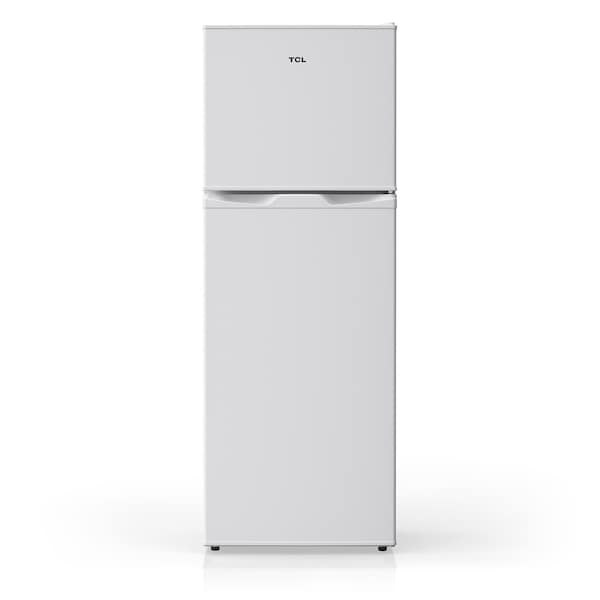 Tcl 4.7 Cu. Ft. Compact Double-Door Refrigerator, White TRM47D5AW - main