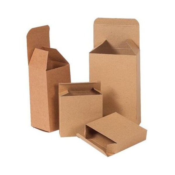 Partners Brand 12" x 10" x 10 in Reverse Tuck Folding Carton, Kraft, Fiberboard, .024 Point Die-Cut Fibreboard RTC48 - main