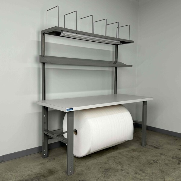 Stackbin Packing Work Bench, 60" W, 3500 lb. 4-5PACK-6E-BG - main