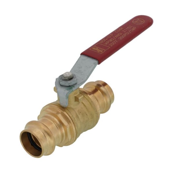Viega ProPress ball valve P1 0.75 P2 0.75 bronze brass 24005 - main