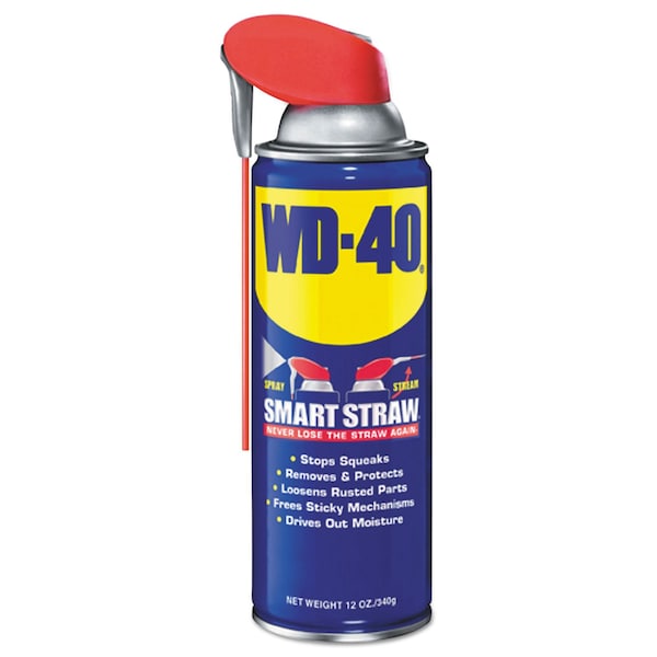 Smart Straw Rp7 Wd-40 Smart Straw Spray Lubricant, 12 Oz Aerosol Can, 12 PK WDC 490057 ...
