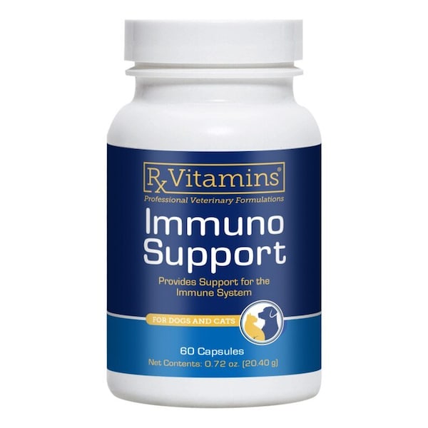 Rx Vitamins Immuno Support Capsules, Provides Support for the Immune System, For Dogs & Cats, 0.72oz, 60PK 8800 - main