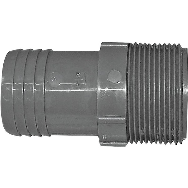 Boshart Industries Adapt Pp 1-1/2in M Poly Gry UPPA-15 - main