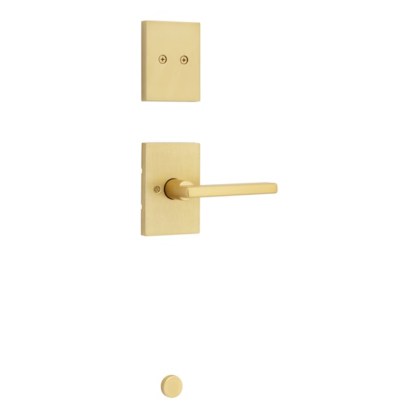 Kwikset Residential Handlesets Dummy Inside Trim Reversible Satin Brass 973HFLRCT-4 - main
