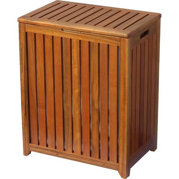 Oceanstar TRH1330 Oceanstar Solid Wood Spa Hamper TRH1330 - main