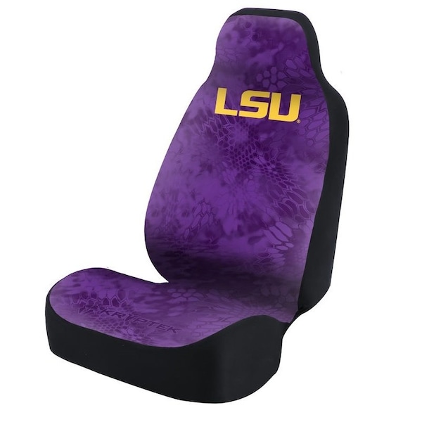 Coverking Universal Seat Cover Print 1pc, Ultimate Suede, LSU Kryptek, w/ Black Interlock Backing USCSELA287 - main