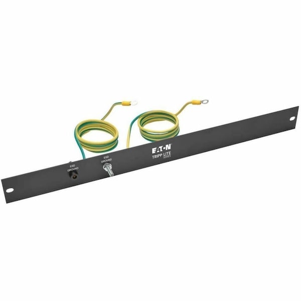 Eaton Tripp Lite Series SmartRack 1U ESD Grounding Panel - 2? Width SRGROUNDPANELBC - main