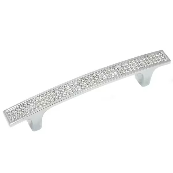Mng 96mm Pull, Bellagio, Polished Chrome/Crystal 18226 - main