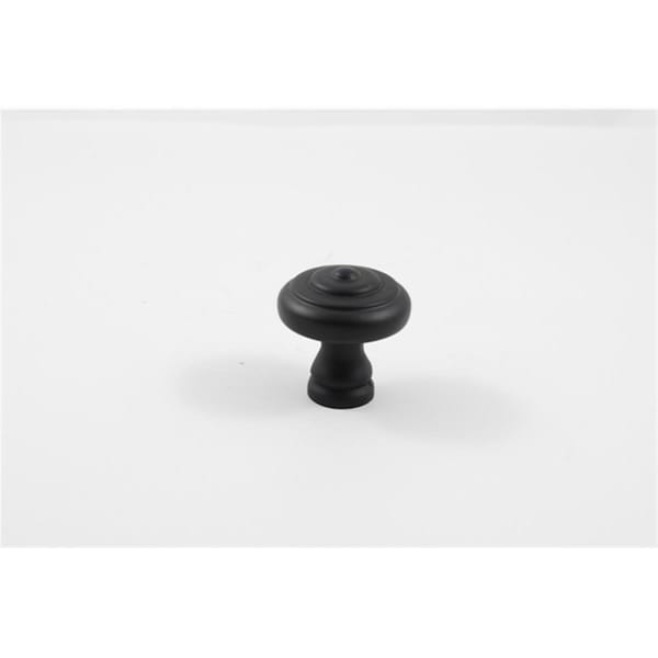 Residential Essentials Mushroom Cabinet Knob- Black 10245BK - main