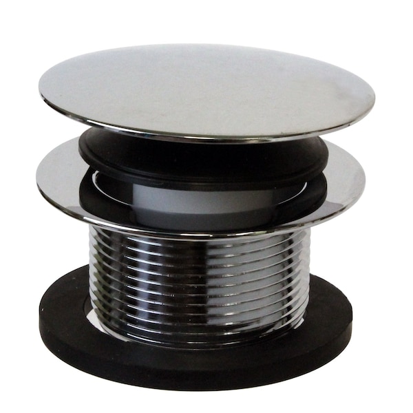 Westbrass 1-1/2" NPSM Coarse Thread Tip-Toe Bathtub Drain, Polished Chrome D398R-26 - main