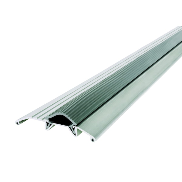 M-D Building Products 3-3/4 in. x 3/4 in. x 72 in. Silver Aluminum and Vinyl Heavy-Duty Low-Profile Threshold 08151 - main