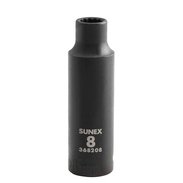 Sunex 3/8 in Drive 8Mm 12-Point Deep Impact Socket 368208 - main