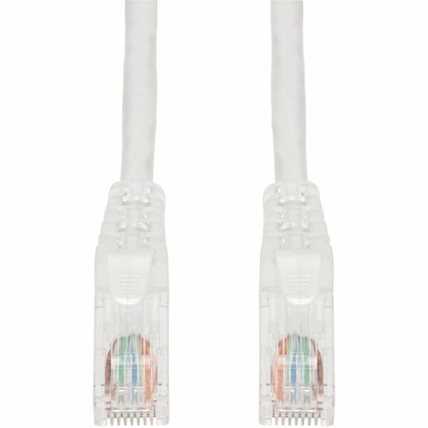 Add-On 6FT WHITE CAT 6 PVC ETHERNET CABLE SNAGLESS EASY CLEAR BOOT TAA RJ-45 M/M ADD-6FCAT6-WE-TAA - main
