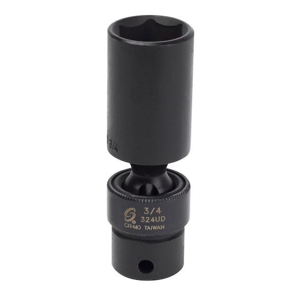 Sunex 3/8 in Drive 3/4 in Deep Universal Impact Socket 324UD - main