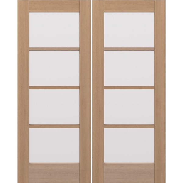 Doornmore G10402, 66.5" x 82" ( 2x32" Door) Left Hand, Mahogany SDL 4 Lite Exterior Door G10402-SW-3280_2_LI - main