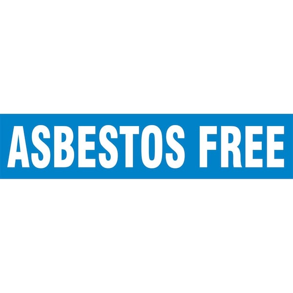 Accuform ASME ANSI PIPE MARKER ASBESTOS RPK145STB - main