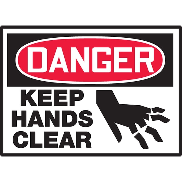 Accuform Danger Safety Label LEQM133VSP - main
