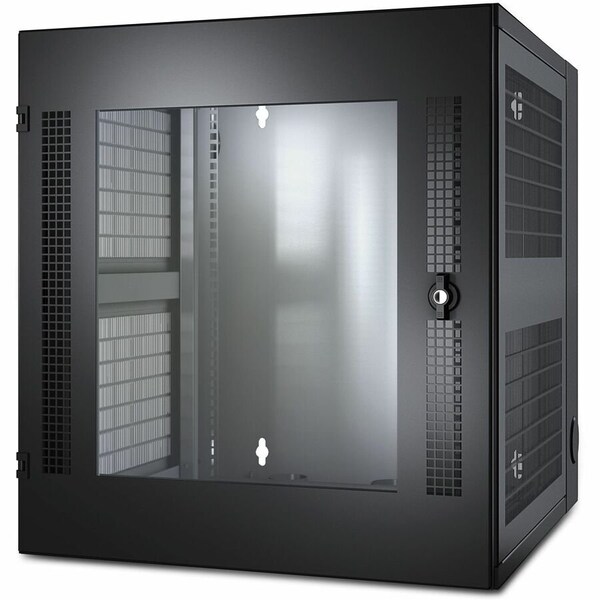 Apc APC NetShelter 13U Wallmount Rack Cabinet Glass Door Double Hinged Server Depth AR100 - main