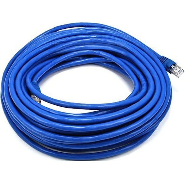 Monoprice STP Cable, 500MHz, 24AWG, Blue, 50ft 5905 - main