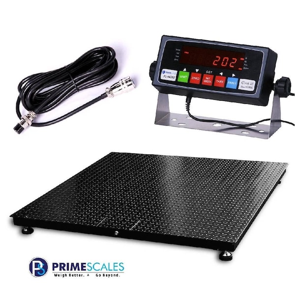 Prime Systems Pallet Scale 40x40 Floor Scale 40 x 40 Heavy Duty 2,500 lb PS-700-40x40-2500 - main