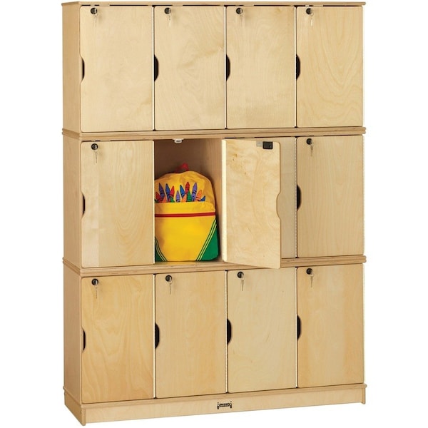 Jonti-Craft Stacking Lockable Lockers, Triple Stack 4697JC - main